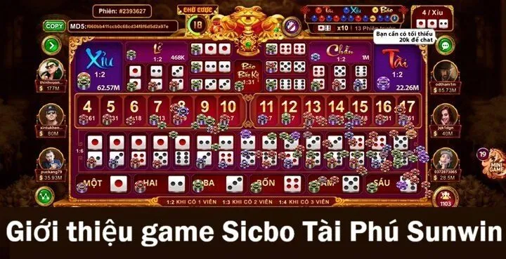 Hiểu rõ về game Sicbo Tài Phú Sunwin