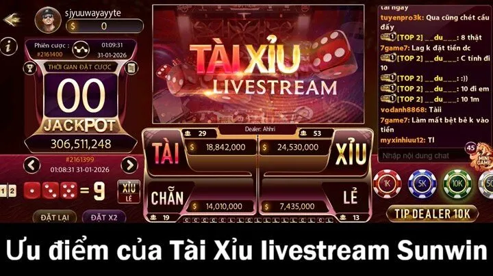 Lý do Tài Xỉu Livestream Sunwin luôn được yêu thích