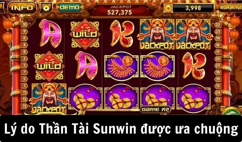 Lý do nổ hũ Thần Tài Sunwin được ưa chuộng